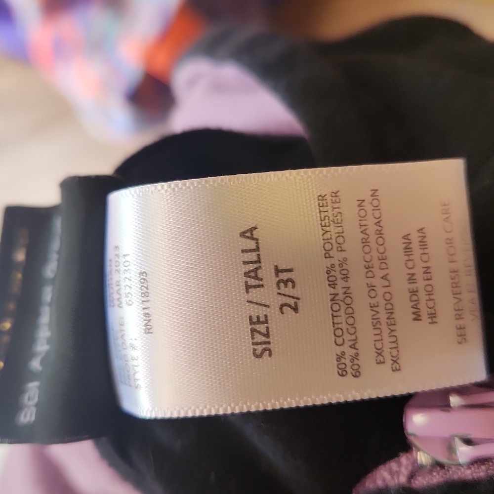 Harley-Davidson Kids Black Hoodie with Purple Lining - Picture 3 of 6